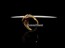 22k Ring Solid Gold ELEGANT Charm Mens Soccer Band SIZE 10.75 "RESIZABLE" r2383