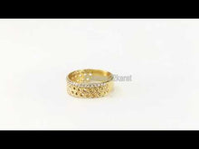 22k Ring Solid Gold ELEGANT Charm Ladies Band SIZE 7.5 "RESIZABLE" r2919mon