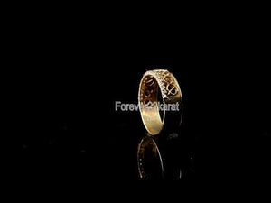 22k Ring Solid Gold ELEGANT Charm Ladies Band SIZE 8 "RESIZABLE" r2541mon