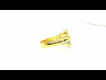22k Ring Solid Gold ELEGANT Charm Men Cross Band SIZE 11.5 "RESIZABLE" r2381