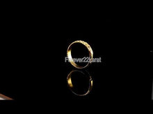 22ct Ring Solid Gold Elegant Charm Diamond Cut Ladies Ring Size R2050 mon