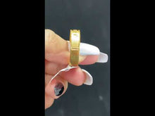 22k Ring Solid Gold ELEGANT Charm Forever Ladies Band r2356z