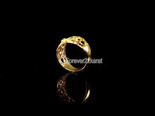 22k Ring Solid Gold ELEGANT Charm Ladies Band SIZE 7.75 "RESIZABLE" r2565mon