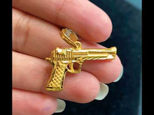 22K Solid Gold Weapon Pendant P4512 TR