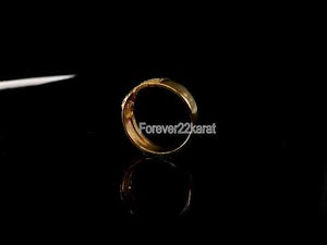 22k Ring Solid Gold ELEGANT Charm Mens Band SIZE 11 "RESIZABLE" r2569mon