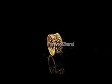 22k Ring Solid Gold Elegant Cross Section Filigree Ladies Ring Size R2026 mon