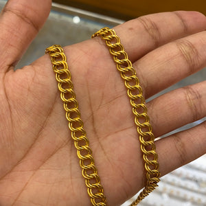 22K Solid Gold Chain #z - Royal Dubai Jewellers
